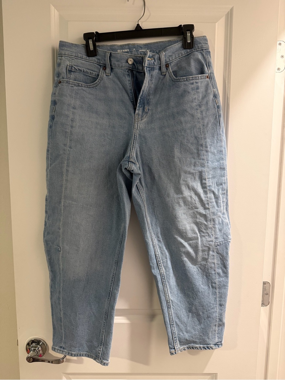 Old Navy Light Blue Barrel Jeans
